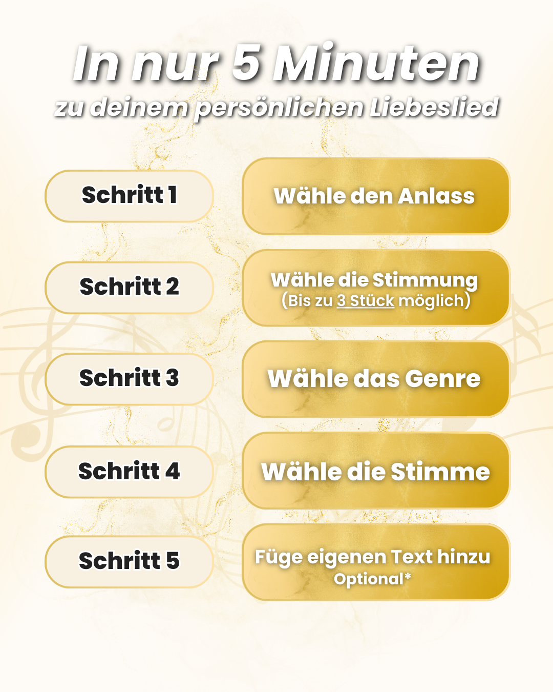 Personalisiertes Liebeslied